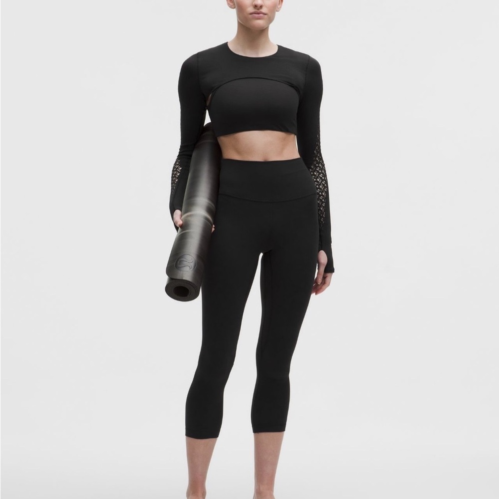 Lululemon High-Waisted Black Leggings Align 23” for Women